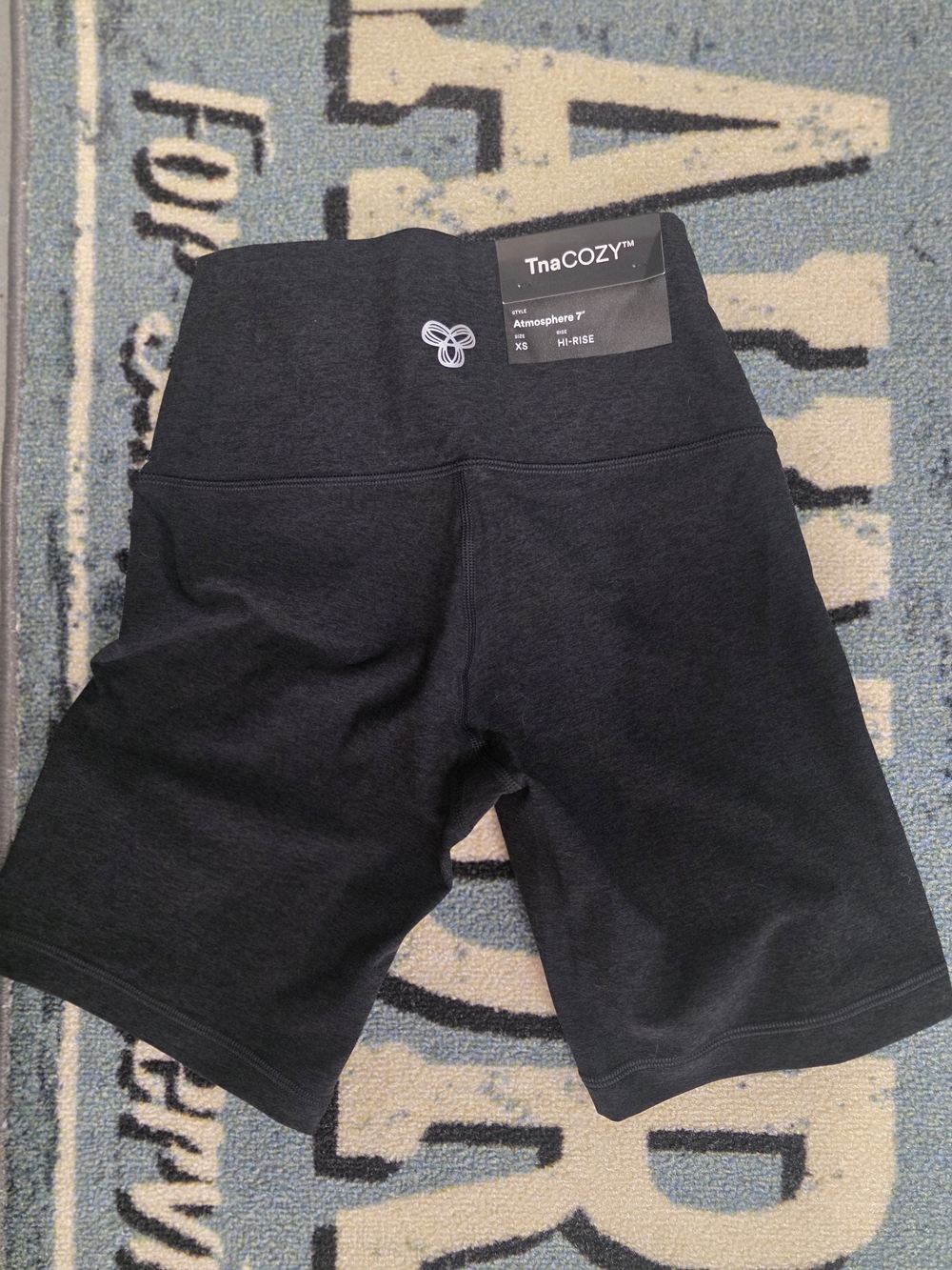 TNA Black TnaCOZY High-Rise Athletic Shorts
